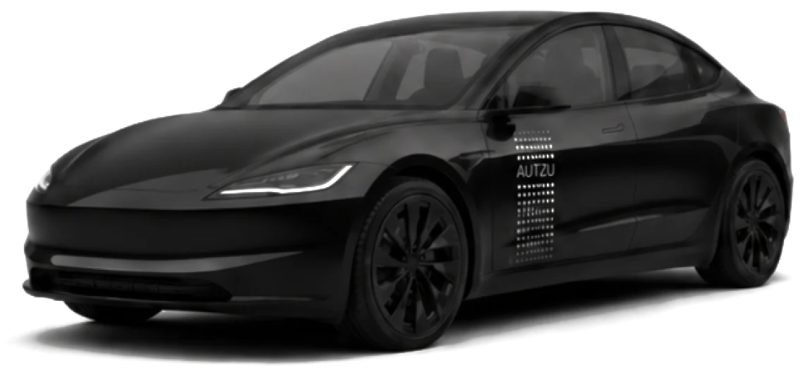 Black Autzu Tesla Model 3