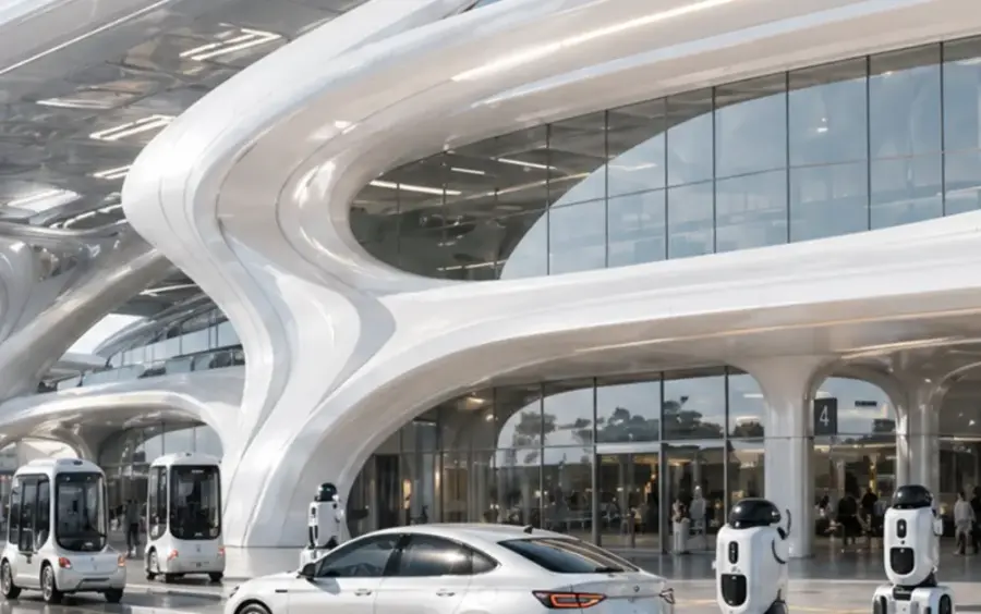 Fleet staging and dispatch at an Autzu hub — operational depth is the durable moat in autonomous mobility.